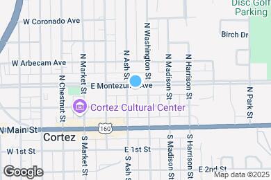 Map image of the property - 219 East Montezuma Avenue