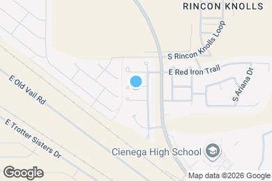 Map image of the property - 12534 E Red Canyon Pl