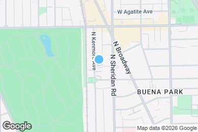 Map image of the property - 4229 N Kenmore Ave