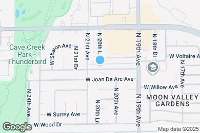 Map image of the property - 2032 W Eugie Ave