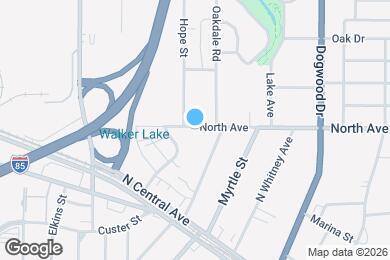 Map image of the property - 754 North Ave