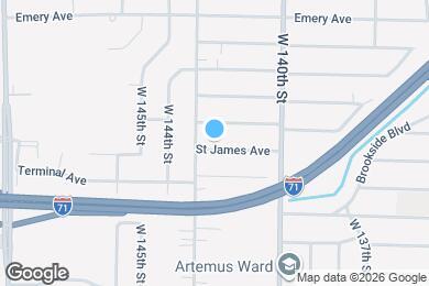 Map image of the property - 14212 St James Ave