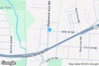 Map image of the property - 3312 Middlebranch Ave NE