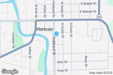 Map image of the property - 213 S Hubbard St