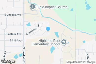 Map image of the property - 203 Timbercrest Ct