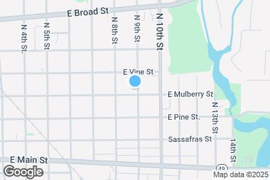 Map image of the property - 300 N 9th St