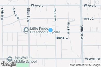 Map image of the property - 5224 W Avenue L4