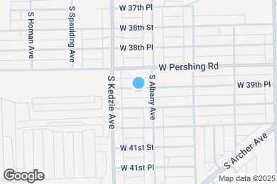 Map image of the property - 3121 W 39th Pl
