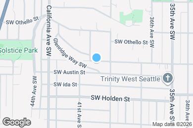 Map image of the property - 3927 SW Webster St