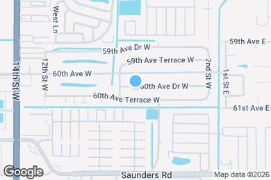 Map image of the property - 608 60th Ave Dr W