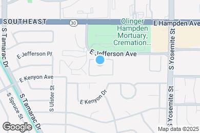 Map image of the property - 8500 E Jefferson Ave