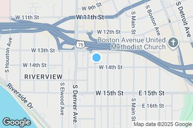 Map image of the property - 1317 S Carson Ave