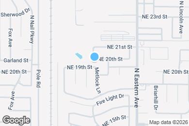 Map image of the property - 600 NE 20th St
