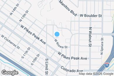 Map image of the property - 828 W Kiowa St