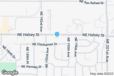 Map image of the property - 19300 NE Halsey St