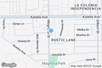 Map image of the property - 11152 Magnolia St