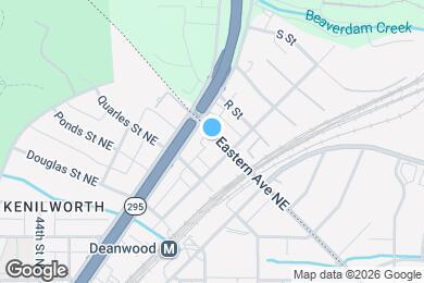 Map image of the property - 1614 Eastern Ave NE