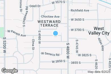 Map image of the property - 4885 W Pavant Ave