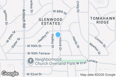Map image of the property - 8918 Hemlock Dr
