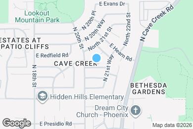 Map image of the property - 2102 E Sheena Dr