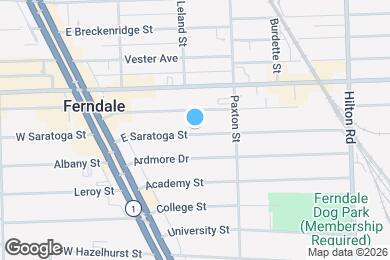 Map image of the property - 373 E Saratoga St