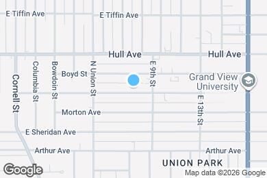 Map image of the property - 816 Grandview Ave