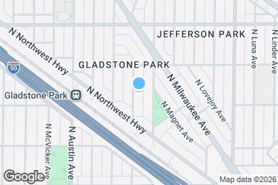 Map image of the property - 5445 N Monitor Ave