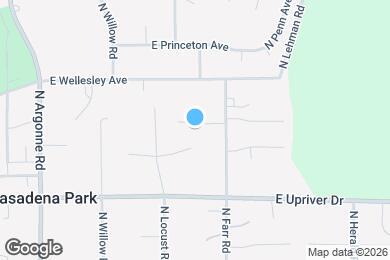 Map image of the property - 9602 E Hoffman Ln