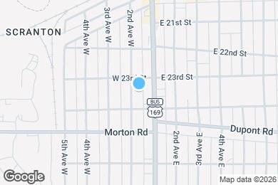 Map image of the property - 2316 2nd Ave W