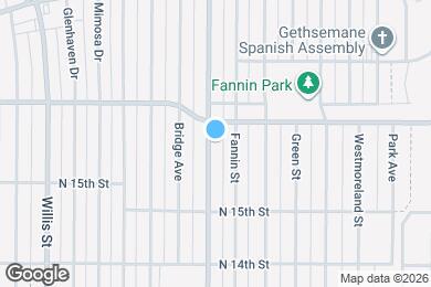 Map image of the property - 1701 N Mockingbird Ln