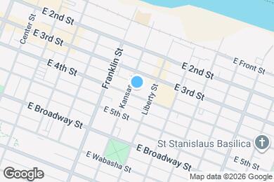 Map image of the property - 310 E 4th St