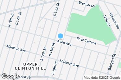 Map image of the property - 347 Avon Ave