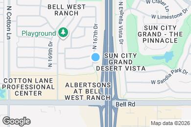 Map image of the property - 17321 N 167th Dr
