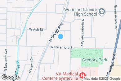 Map image of the property - 1778 N Gregg Ave