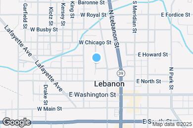 Map image of the property - 407 N Clark St
