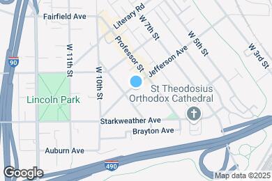 Map image of the property - 855 Jefferson Ave