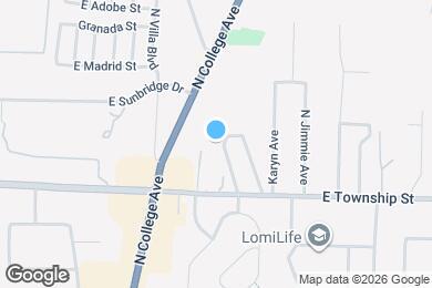 Map image of the property - 2485 N Brophy Cir