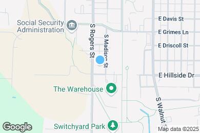 Map image of the property - 1416 1/2 S Madison St