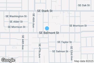 Map image of the property - 825 SE 49th Ave