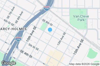 Map image of the property - 1121 7th St SE