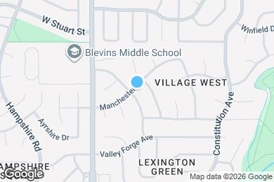 Map image of the property - 2200 Sheffield Dr.