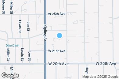 Map image of the property - 9846 W 22nd Pl