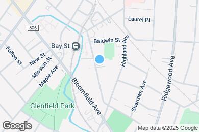 Map image of the property - 107 Glen Ridge Ave