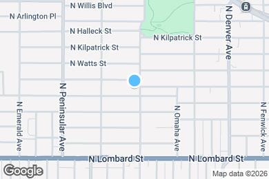 Map image of the property - 7817 N Delaware Ave