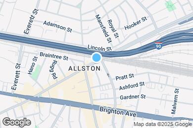 Map image of the property - 352 Cambridge St