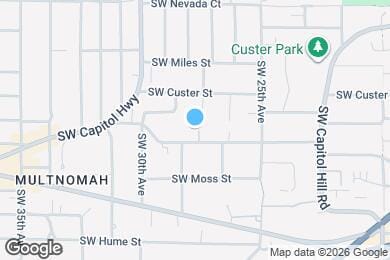 Map image of the property - 2747-2757 SW Troy St