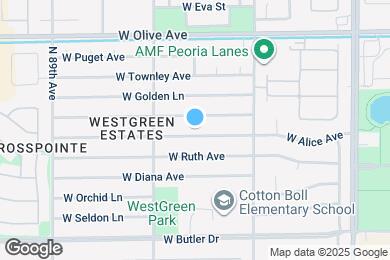 Map image of the property - 8608 W Alice Ave