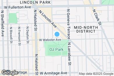 Map image of the property - 644 W Webster Ave