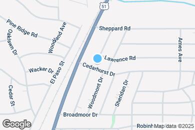 Map image of the property - 216 Cedarhurst Dr