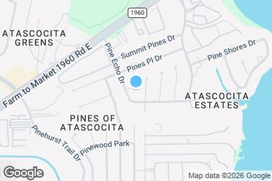 Map image of the property - 8610 Pine Shores Dr